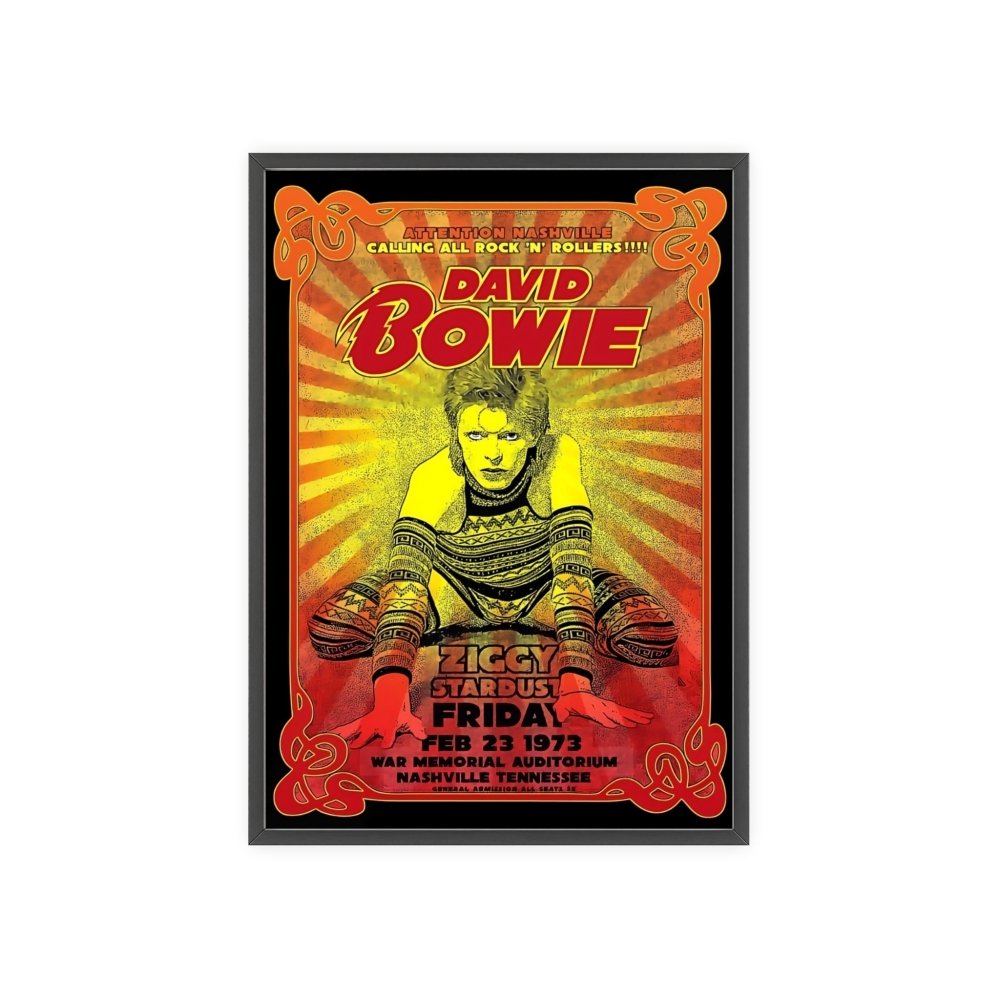 David Bowie Nashville Ziggy Stardust Poster - Poster Kingz