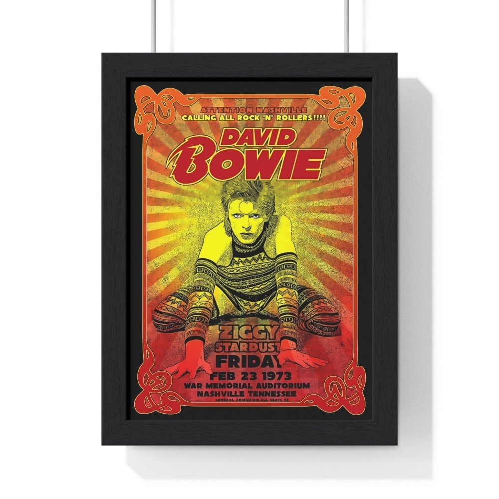 David Bowie Nashville Ziggy Stardust Poster - Poster Kingz