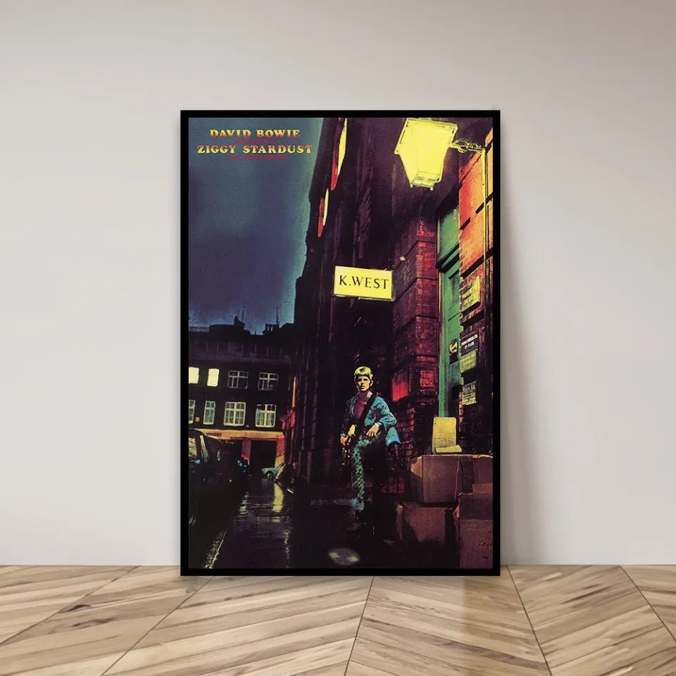 Framed David Bowie Ziggy Stardust Album Artwork maxi poster