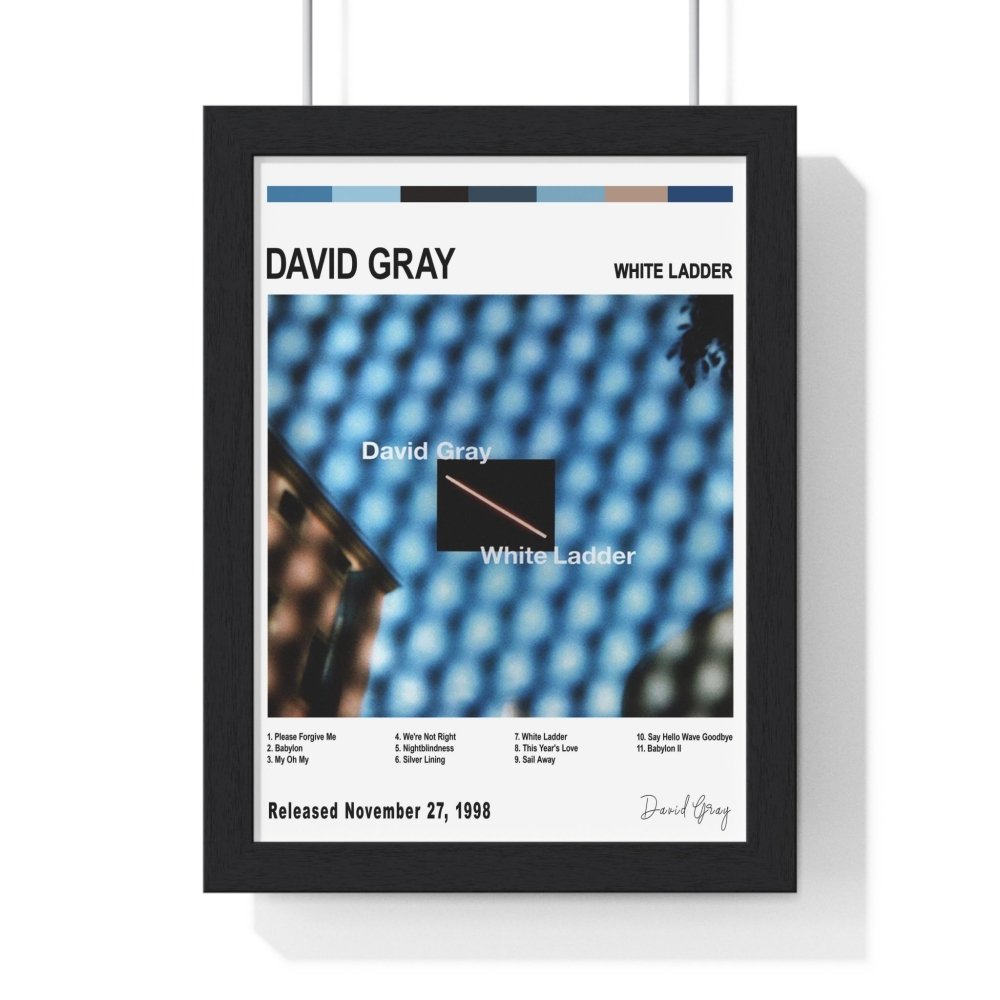 David Gray - White Ladder Album Poster - Poster Kingz