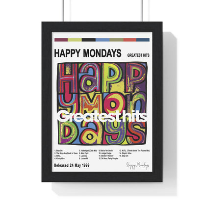 Happy Mondays - Greatest hits Album Cover Poster