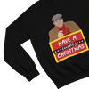 Red t-shirt with Del Boy Christmas Jumper & - Lovely Jubbly Have a Cushty Christmas Parody