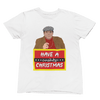 Blue t-shirt with Del Boy Christmas Jumper & - Lovely Jubbly Have a Cushty Christmas Parody wall display