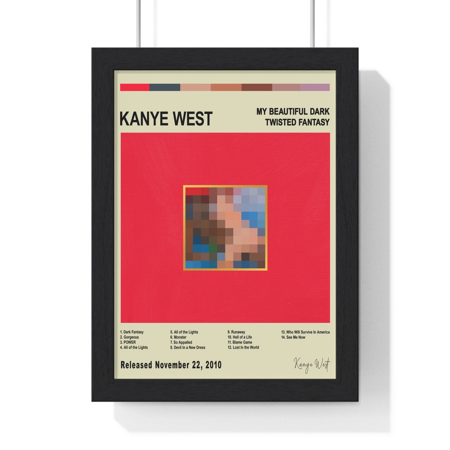 Kanye West Album Cover Poster