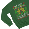 Black t-shirt with Die Hard Christmas Jumper & - Yippee Ki-Yay Parody