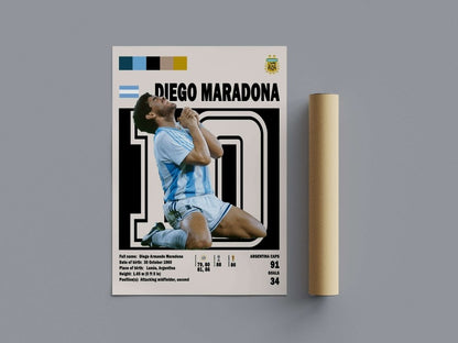 Diego Maradona Poster - Poster Kingz