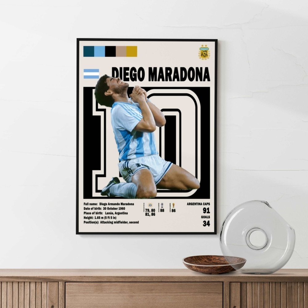 Diego Maradona Poster - Poster Kingz