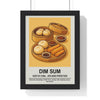 Framed Dim Sum - Chinese Kitchen & Dining Room Print print