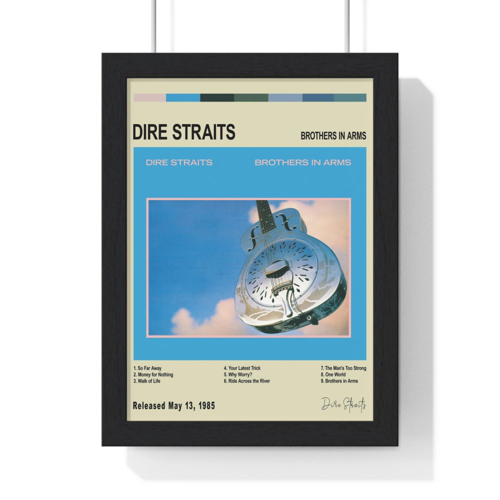 Dire Straits Album Cover Poster - Poster Kingz