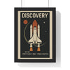 Framed Discovery Space Shuttle poster
