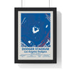 Dodger Stadium Los Angeles Dodgers MLB Stadium Map Print