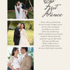Personalised First Dance Lyrics Print - second design