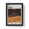 Framed Dune 2021 movie poster