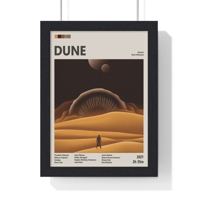 Framed Dune 2021 movie poster