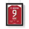 Bayern Munich DFB Pokal Final 2026 Kane 9 framed football poster