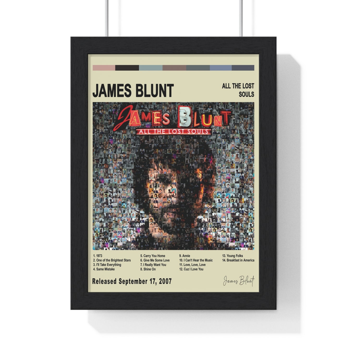 James Blunt - All the Lost Souls Album Poster