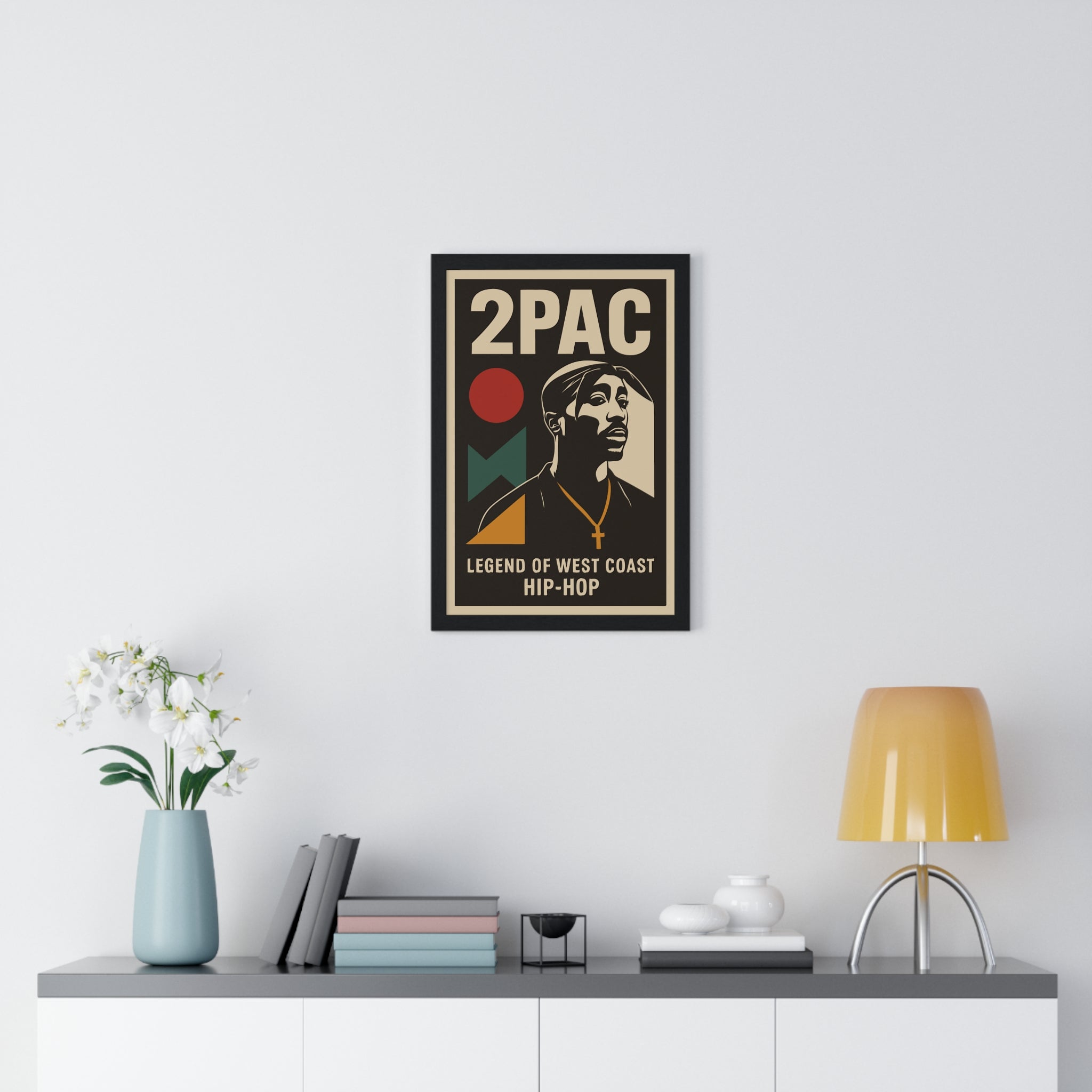 2Pac Tribute Poster | West Coast Hip-Hop Art Print