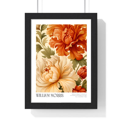 11x14-18 poster framed in black wood frame with perspex front, bold characterful design