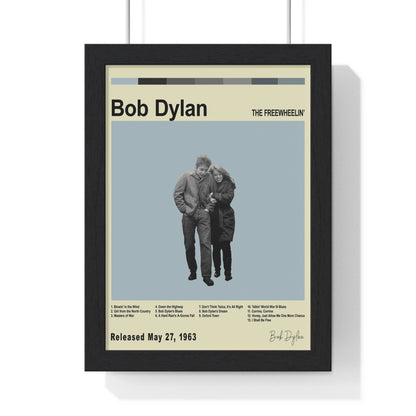 Bob Dylan - freewheelin Album Poster