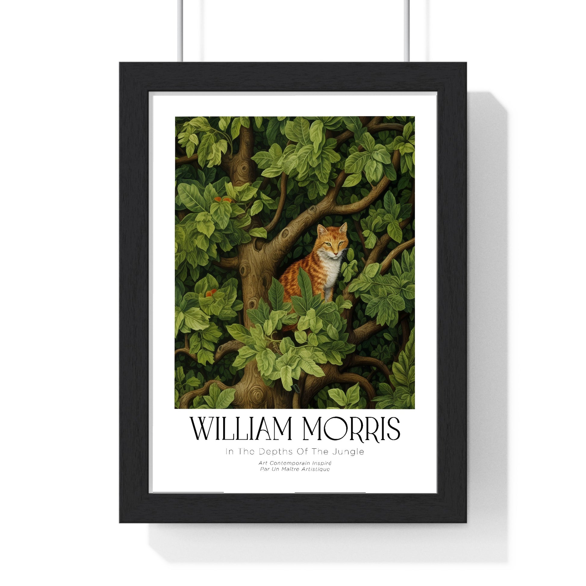 11x14-02 poster framed in black wood frame with perspex