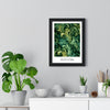 11x14-12 poster framed on living room wall