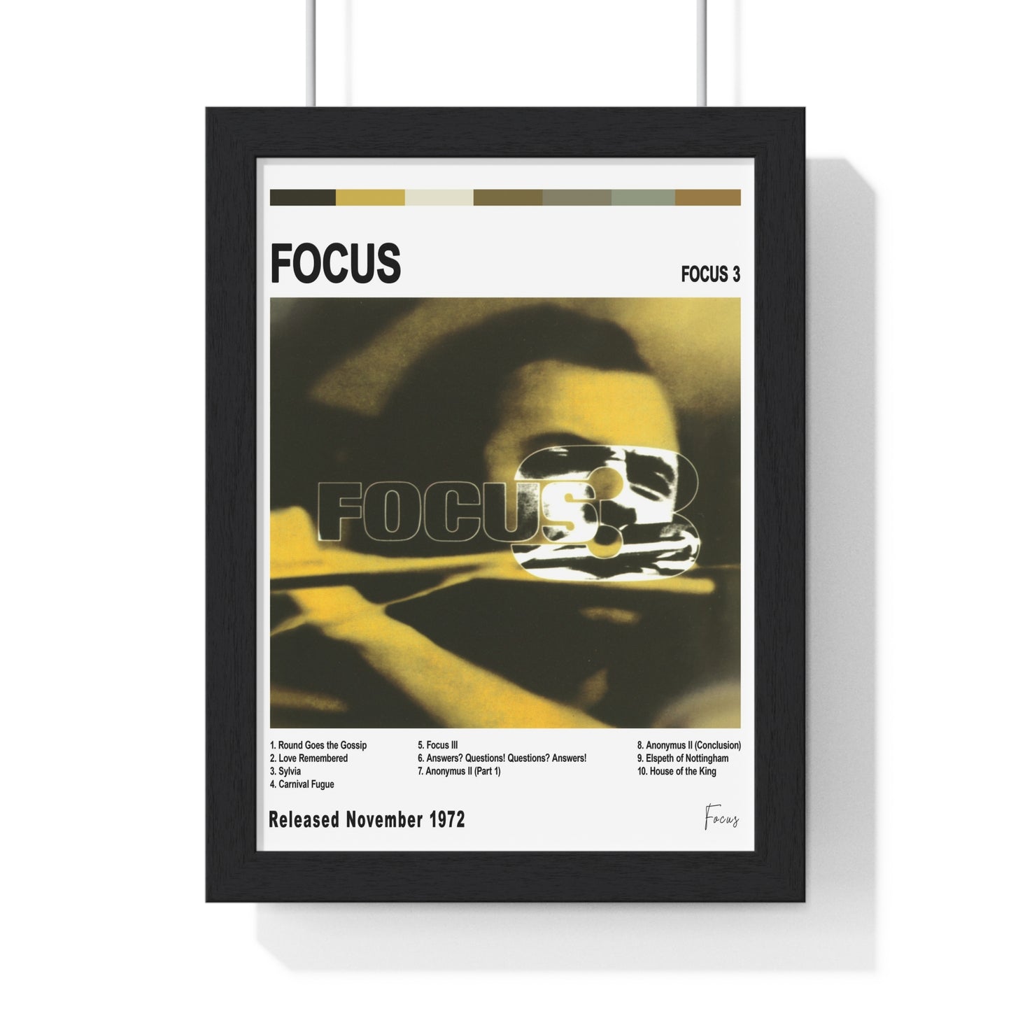 Focus - Focus 3 Album Cover Poster