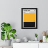 Football colour swatch print inspired by Cambridge United
