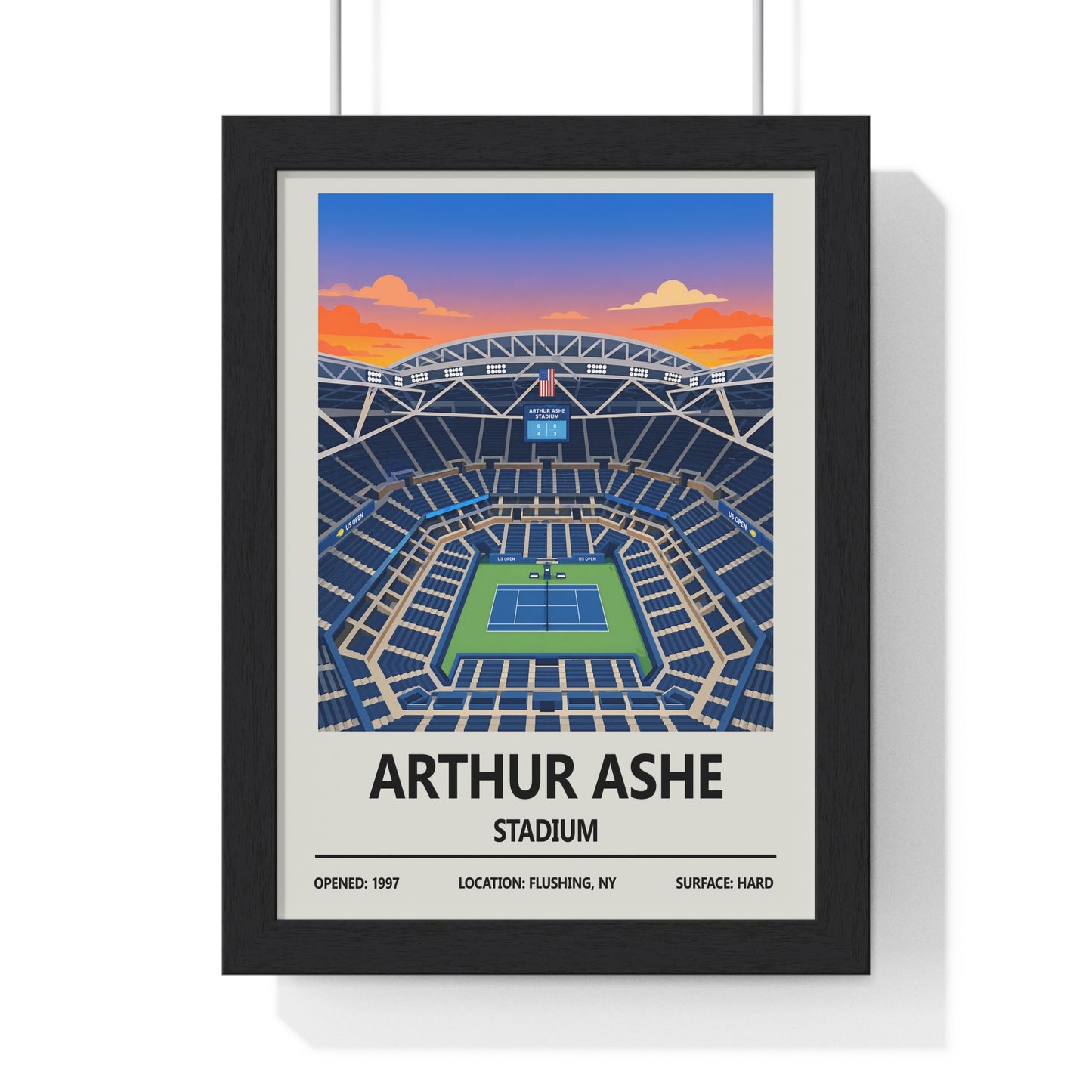 Arthur Ashe Stadium Print