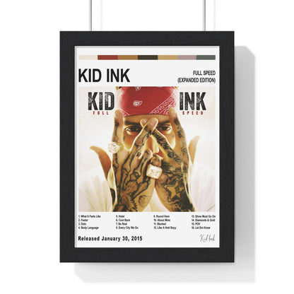 Kid Ink - Full Speed Album Cover Poster