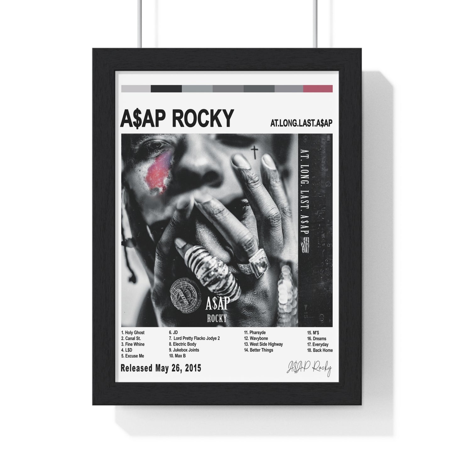 A$AP Rocky - AT.LONG.LAST.A$AP Album Cover Poster