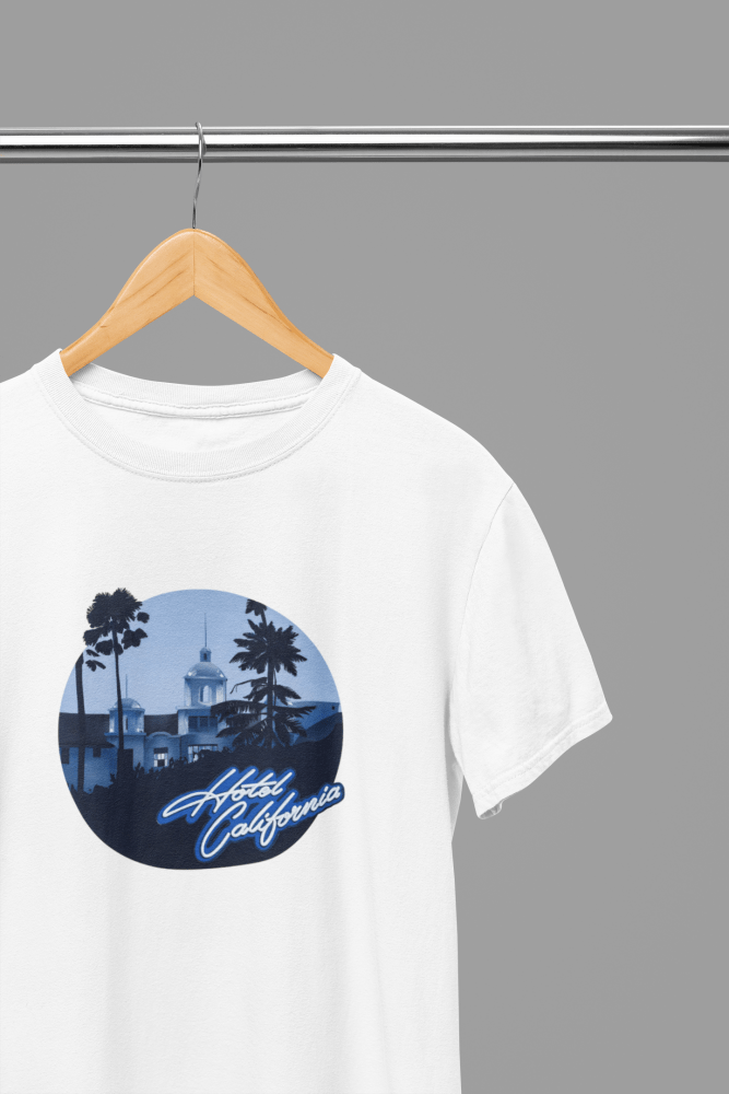 Eagles Hotel California T-Shirt/Sweatshirt - Poster Kingz - S - T-Shirt - White