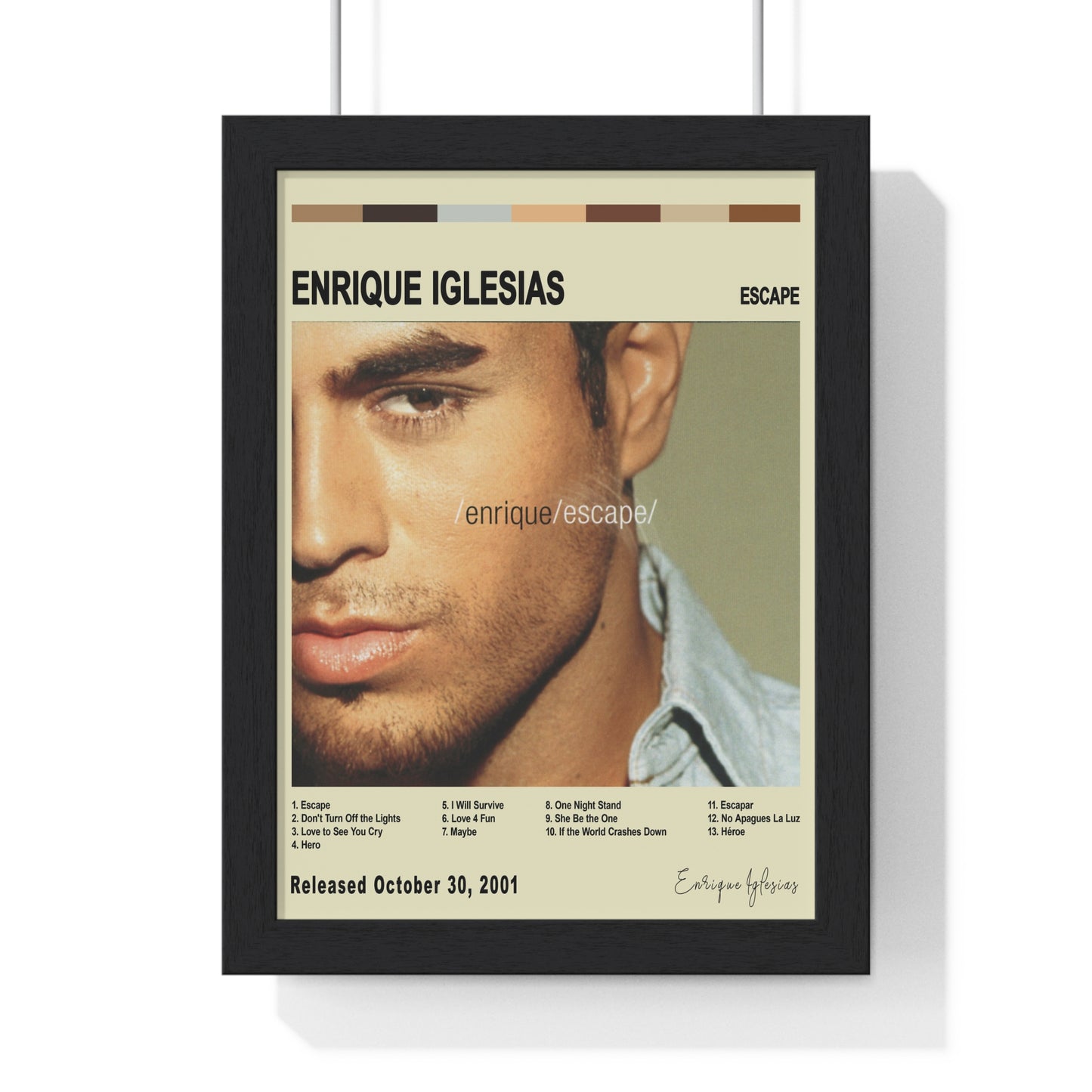 Enrique Iglesias - Escape Album Poster