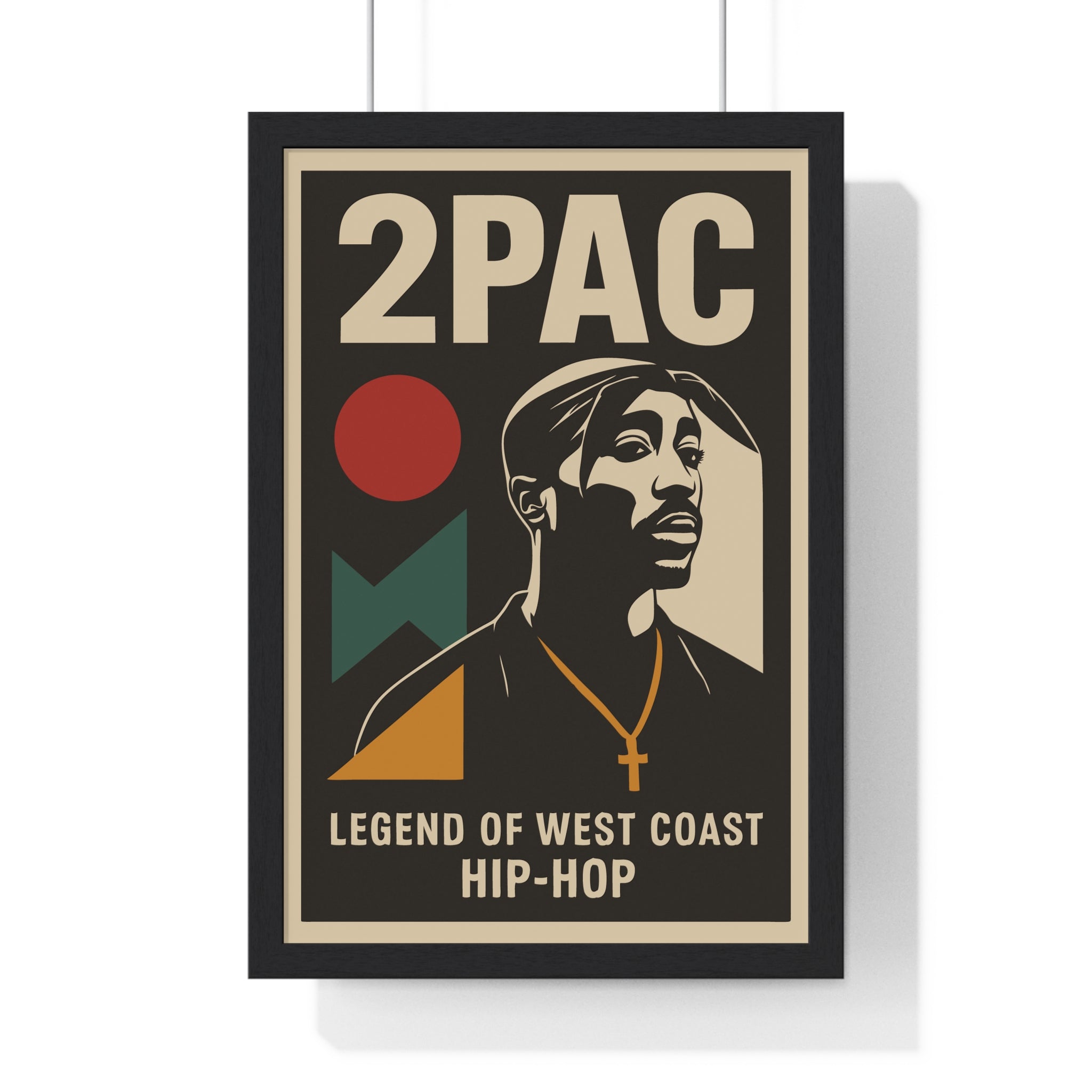 2Pac Tribute Poster | West Coast Hip-Hop Art Print
