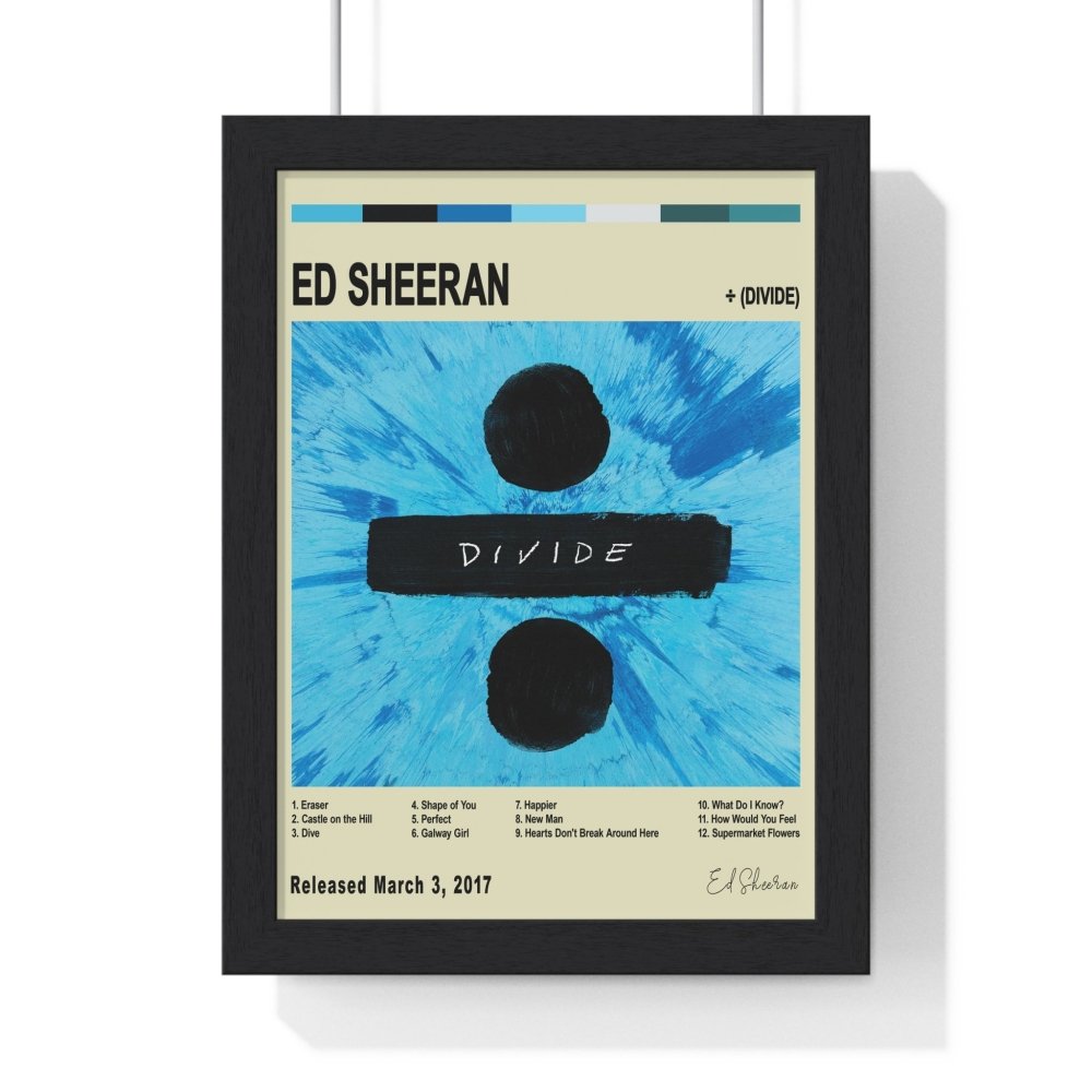 Ed Sheeran Album Cover Poster - Poster Kingz