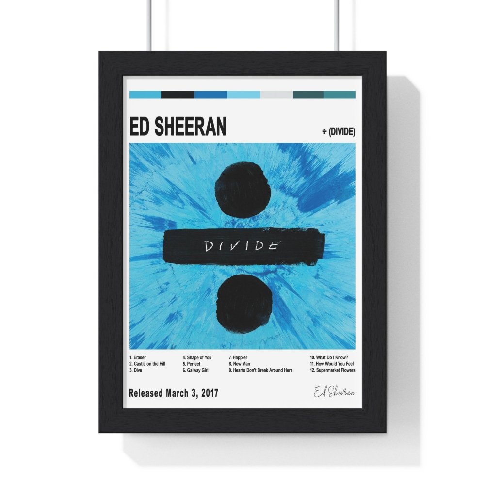 Ed Sheeran Album Cover Poster - Poster Kingz