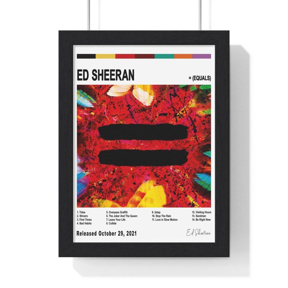 Ed Sheeran Album Cover Poster - Poster Kingz