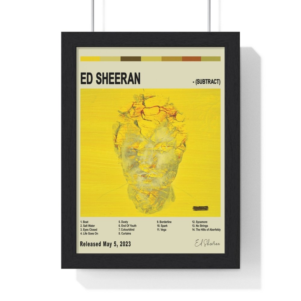 Ed Sheeran Album Cover Poster - Poster Kingz