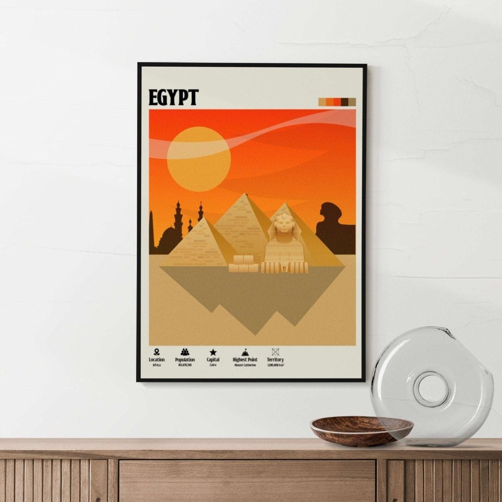 Egypt Cairo Travel Poster - Poster Kingz