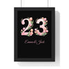 Personalised Floral Initial Print | Tulip Letter & Name Wall Art | Personalised Gift
