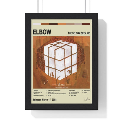 Elbow - The Seldom Seen Kid Album Cover Poster - Poster Kingz - A5 (unframed) - Vintage - 