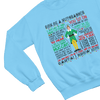 Grey t-shirt with Elf Movie Quotes Christmas Sweater