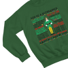 White t-shirt with Elf Movie Quotes Christmas Sweater