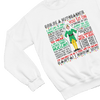 Black t-shirt with Elf Movie Quotes Christmas Sweater