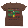 Green t-shirt with Elf Movie Quotes Christmas Sweater