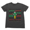 Grey t-shirt with Elf Movie Quotes Christmas Sweater