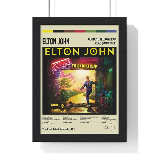 Elton John - Goodbye Yellow Brick Road Album Poster - Poster Kingz