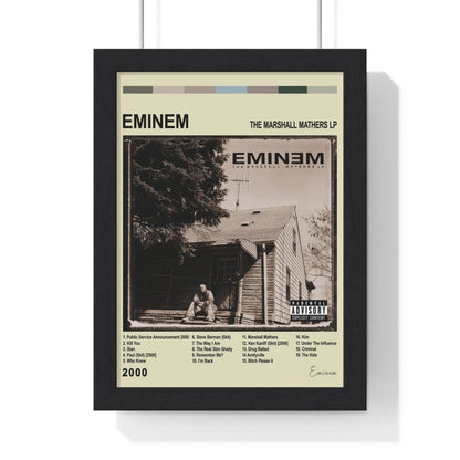 Eminem Album Cover Poster - Poster Kingz - A5 (unframed) - Marshall Mathers LP - Vintage - AlbumCover