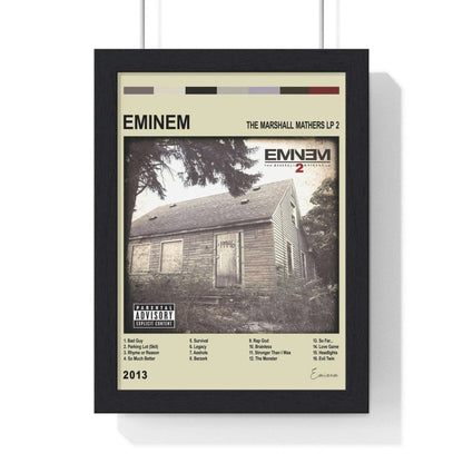 Eminem Album Cover Poster - Poster Kingz - A5 (unframed) - Mathers LP 2 - Vintage - AlbumCover