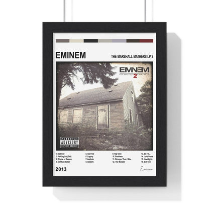 Eminem Album Cover Poster - Poster Kingz - A5 (unframed) - Mathers LP 2 - White - AlbumCover