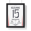 Framed England vs France Women's Six Nations 2025 poster